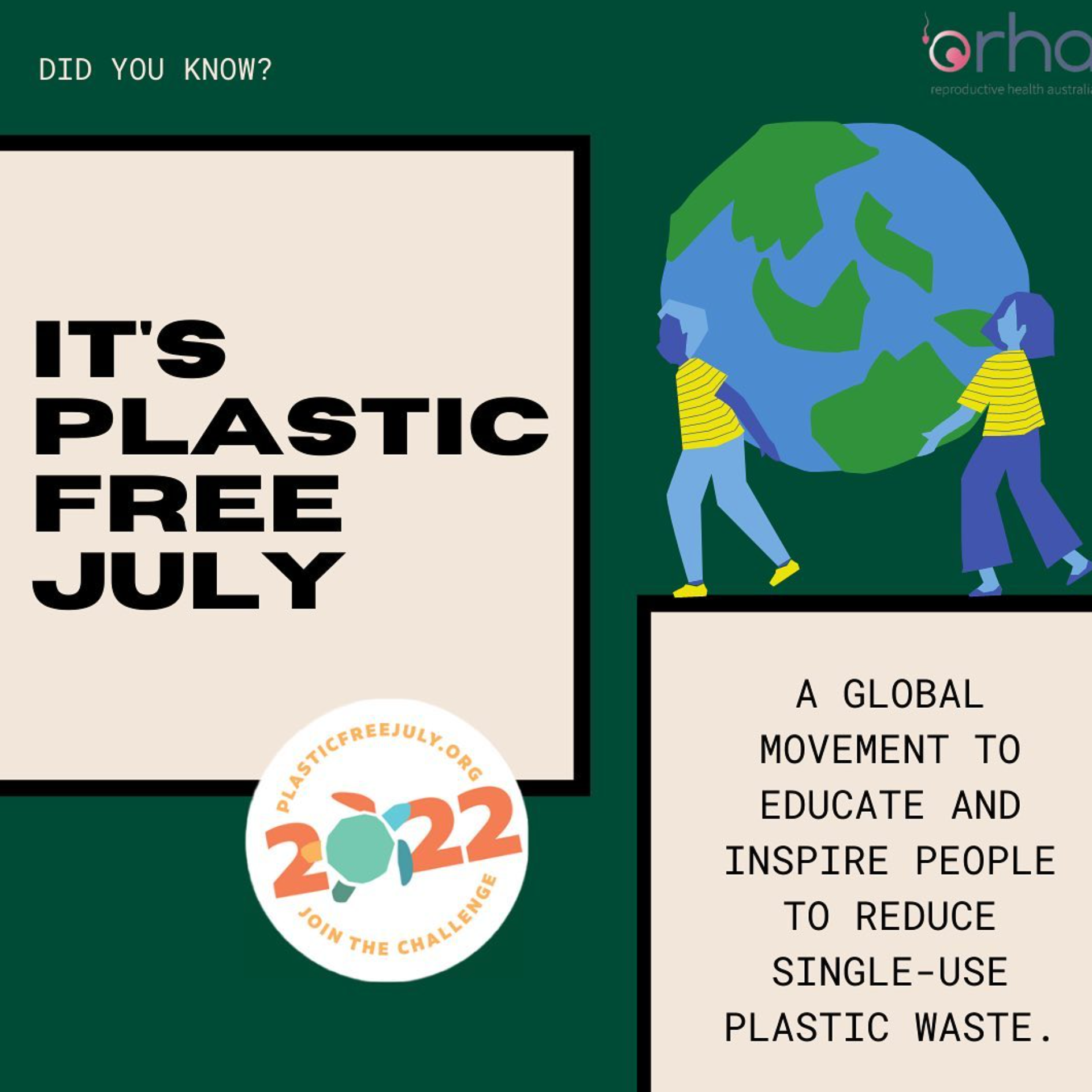 RHA Plastic Free July 2022 thumbnail