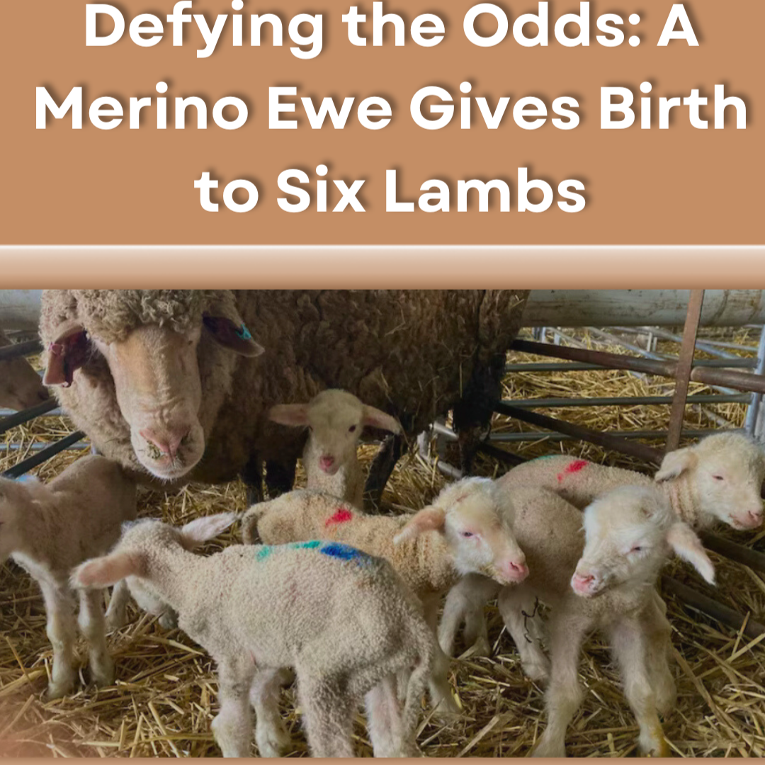 Merino ewe gives birth to six lambs 'in incredibly rare' event at SA Mid North stud farm thumbnail