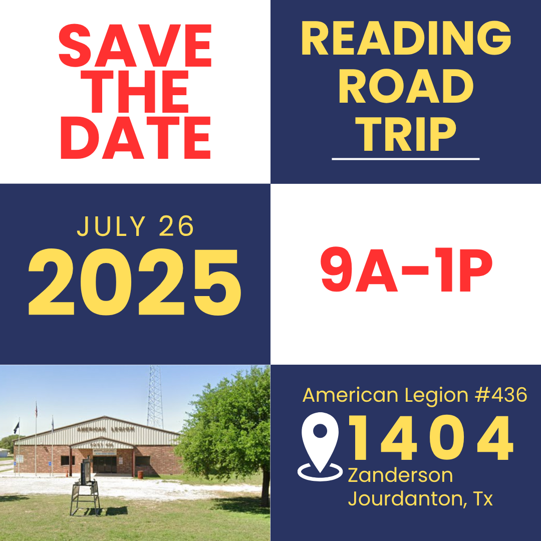 Jordanton, Tx. American Legion Hall on Saturday 7/26 from 9:00 am - 1:00 pm thumbnail