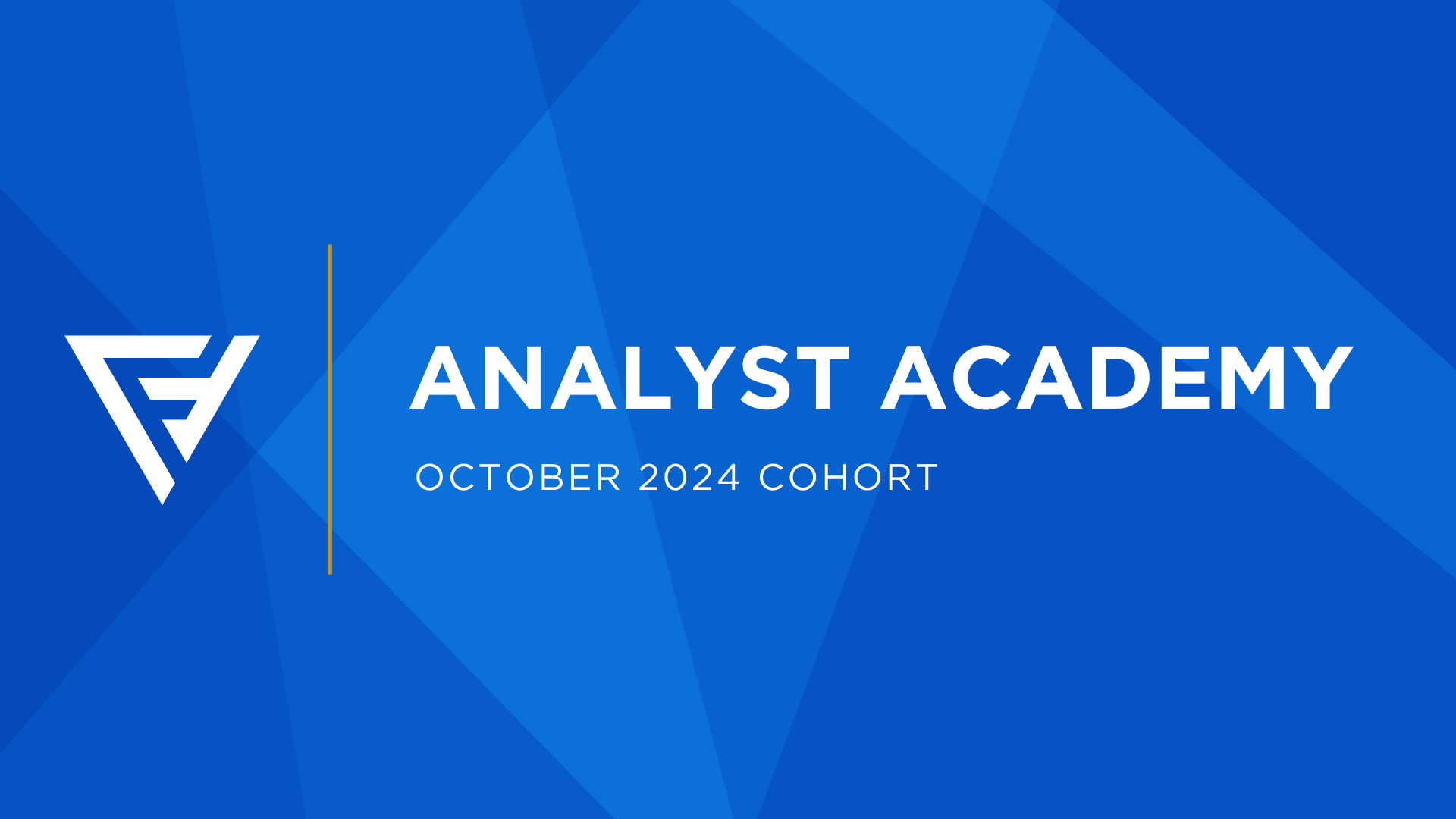 Analyst Academy (JAN25-TOAD for 10% OFF!) thumbnail