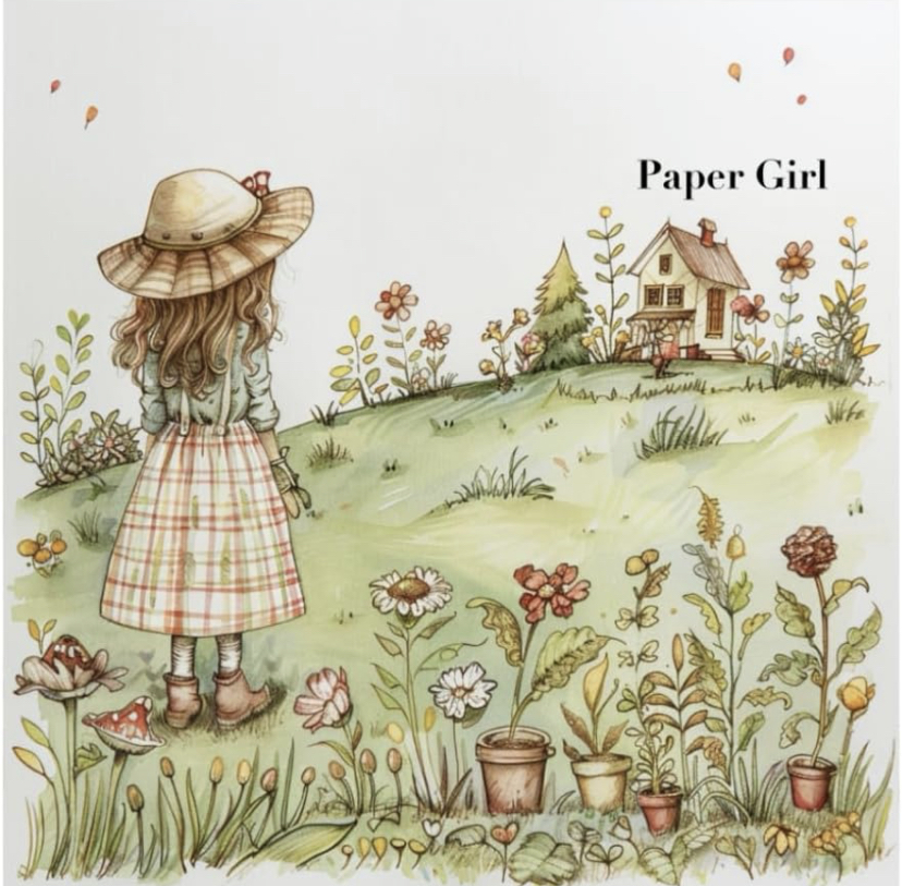 Paper Girl: A Paper Doll Book with Outfits and Scenarios thumbnail