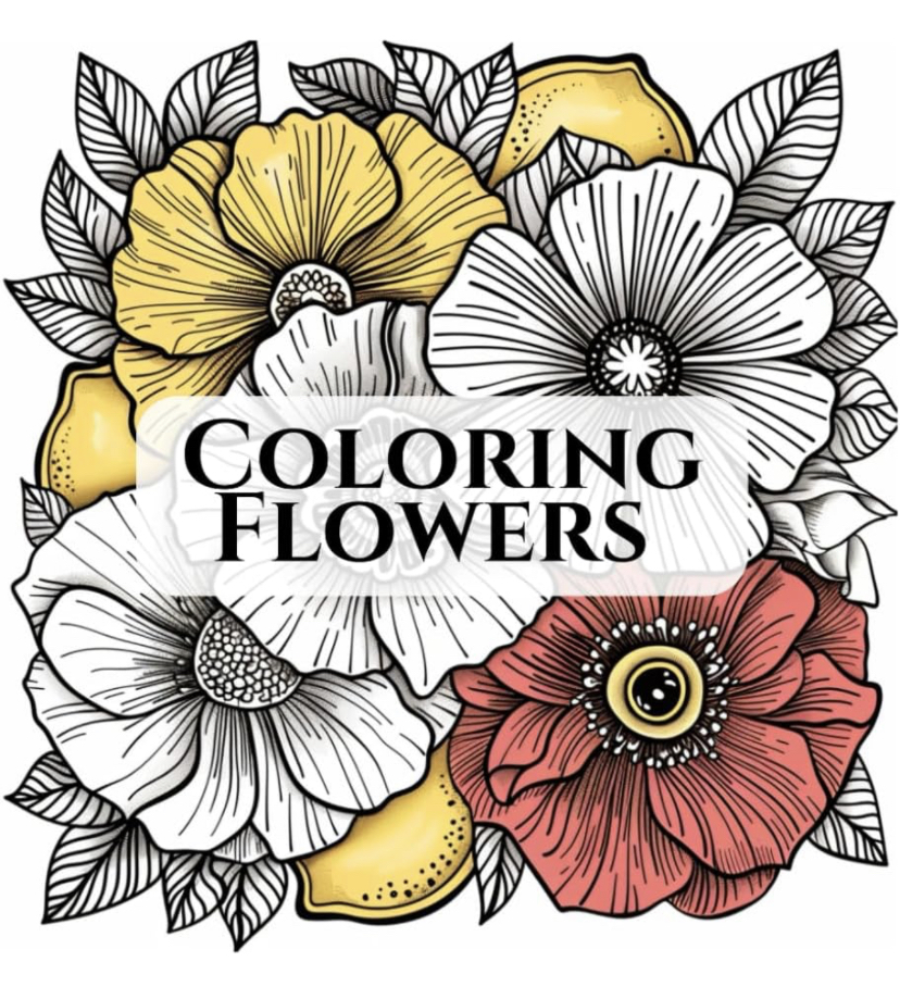 Coloring flowers: 1 thumbnail