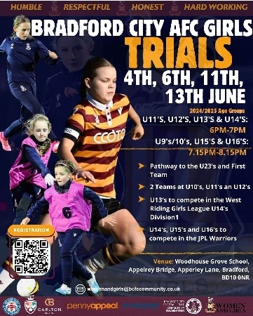Bradford City Trials U11 to U16s thumbnail