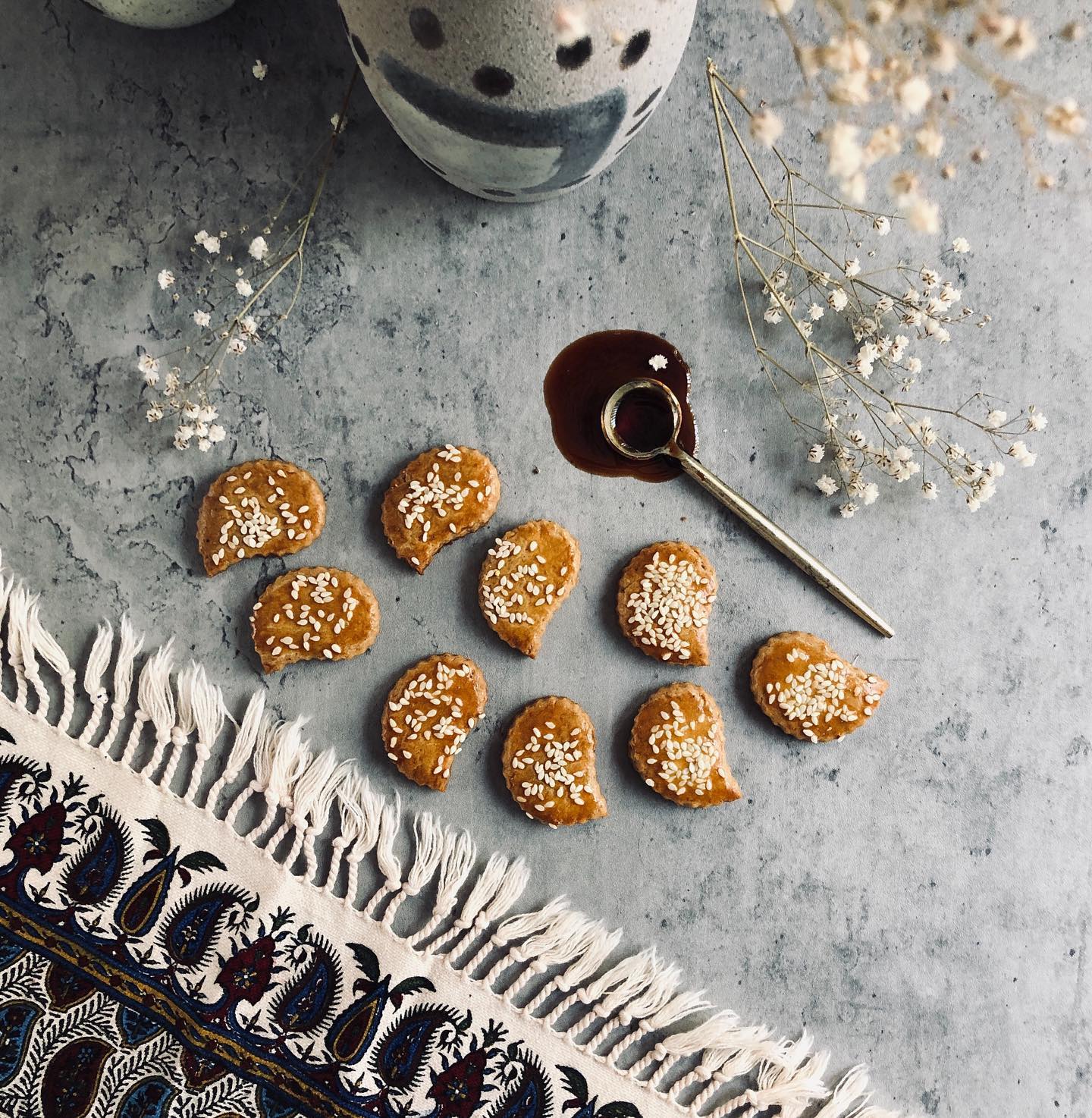 You no longer have to be concerned about your sugar intake during Nowrouz because these Sugar Free molasses cookies are 