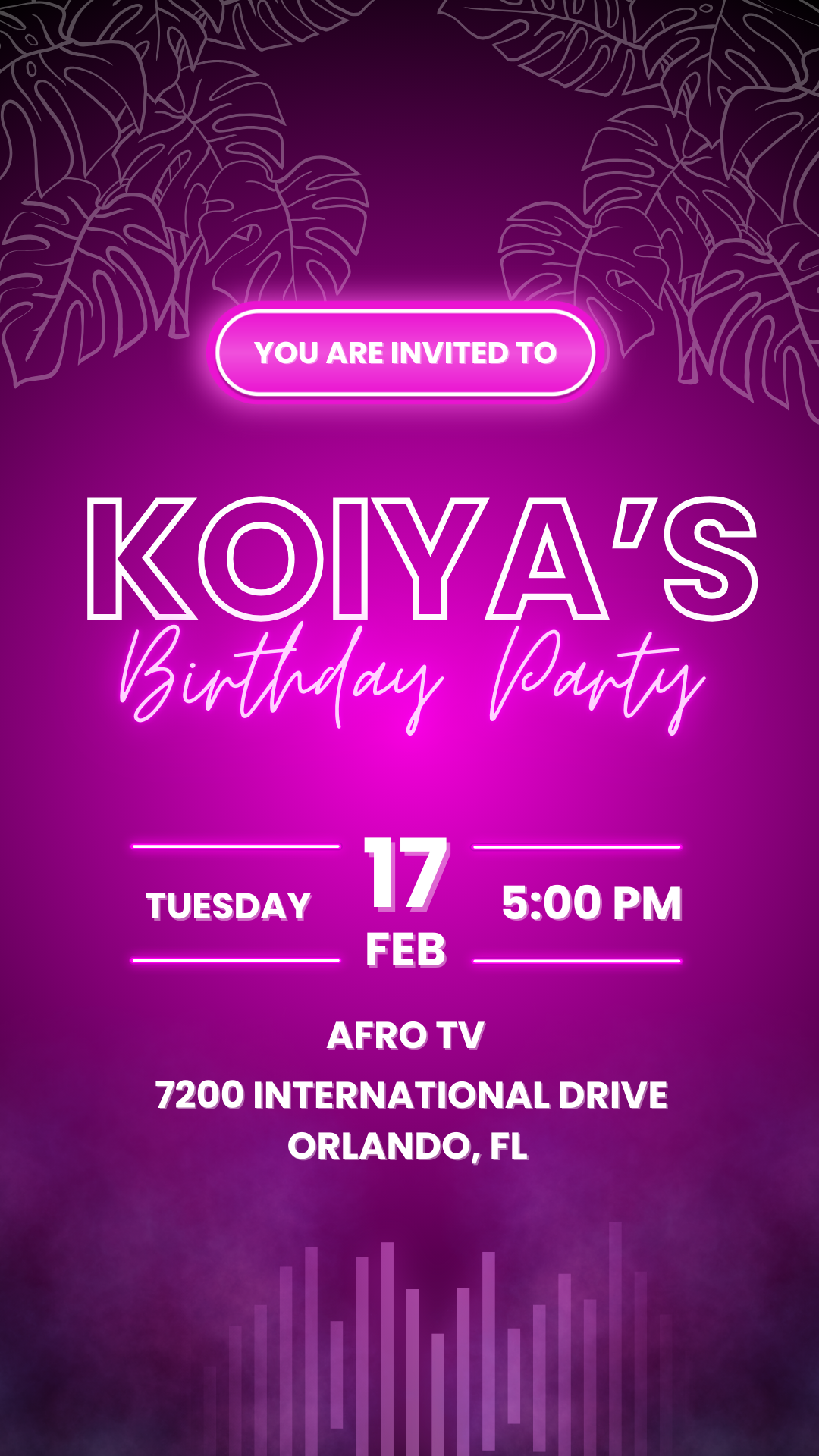 You're invited to Koiya's Birthday Party thumbnail