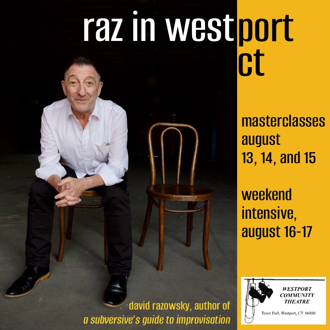 Raz in Westport, CT, Three Masterclasses and a Weekend Intensive! — davidrazowsky.com thumbnail