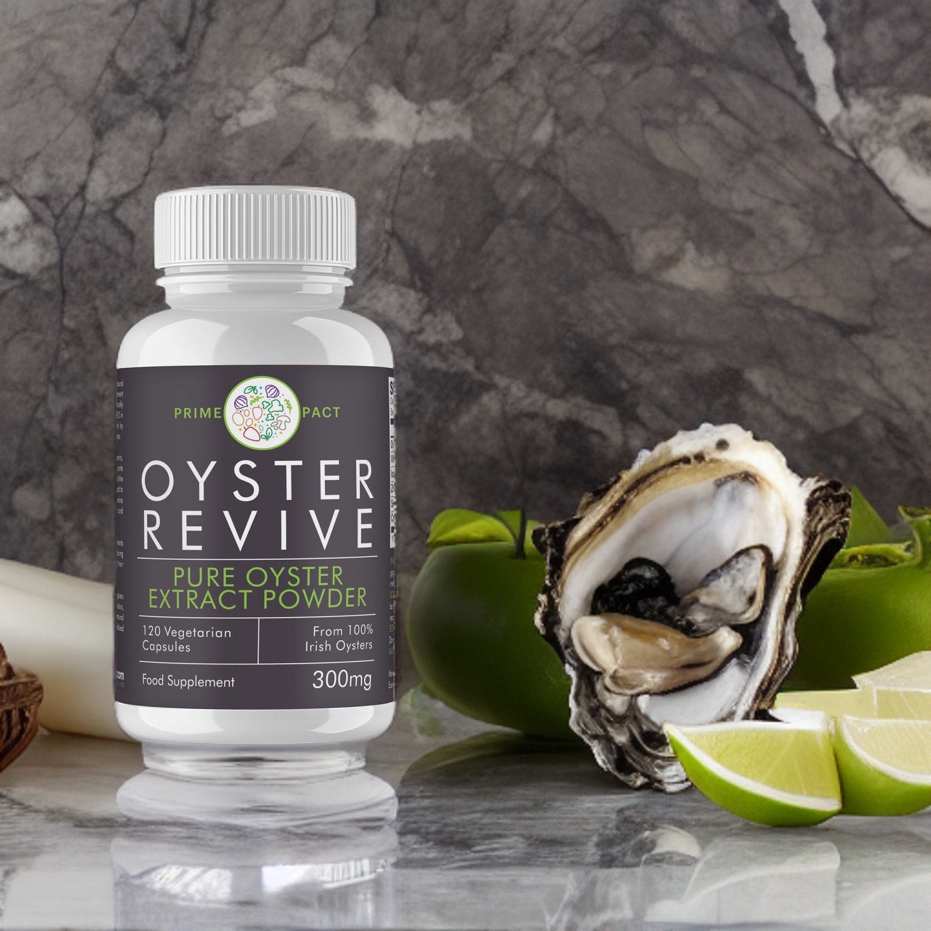 Micro Nutrient Oyster Revive® Oyster extract powder (30 x 300mg capsules). Supported by clinical research. |  Healthy Living Lifestyle thumbnail