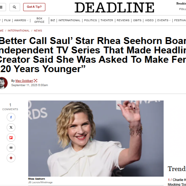 RHEA SEEHORN joining $HARE TV series thumbnail