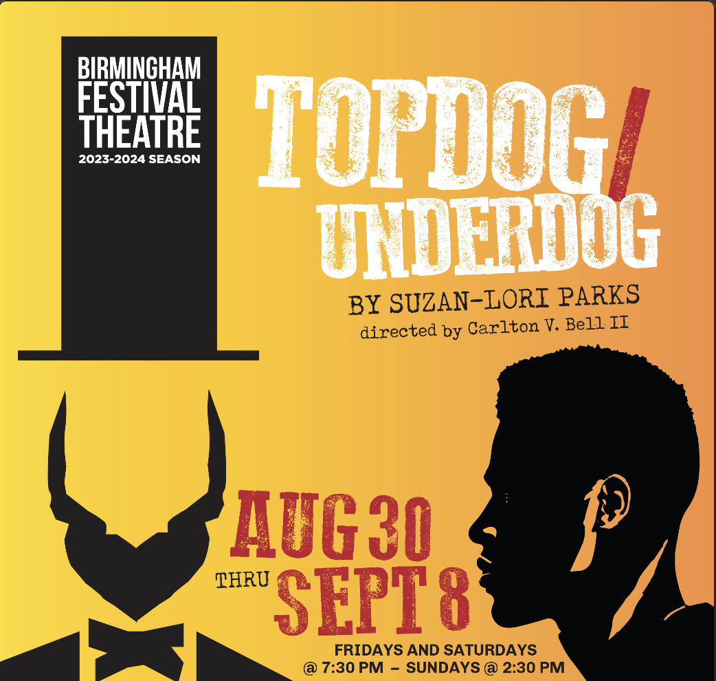 Next Show: "Topdog/Underdog" by Suzan Lori Parks at Birmingham Festival Theatre thumbnail