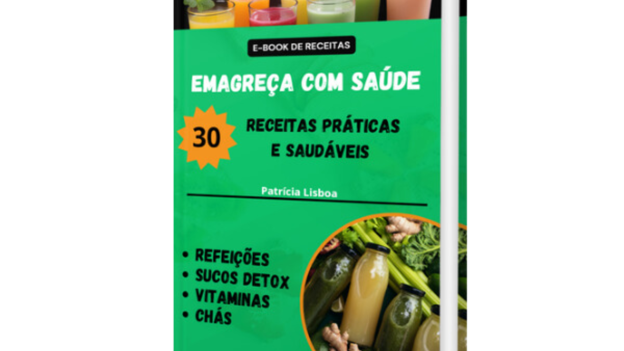 E-book Emagreça com Saúde - 30 Receitas Simples e Saudáveis  thumbnail