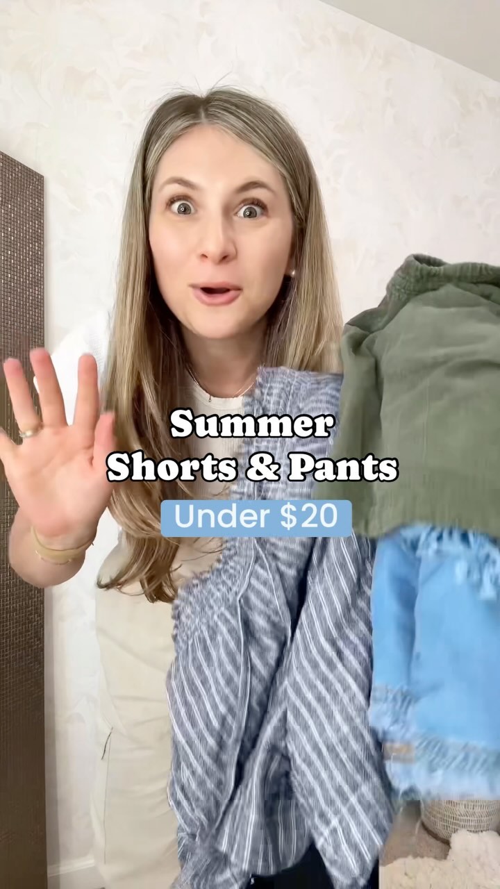 Comment “shop” for links!! ✨ Love all of these comfy shorts styles - but I’ve probably worn the linen pants the most!! 
