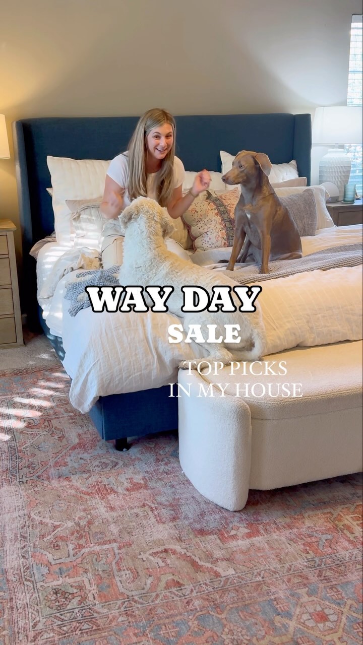 Way Day is here!! Comment “SHOP” for all of my favorite @wayfair finds -  up to 80% off plus free shipping May 4-6 🥳 

#