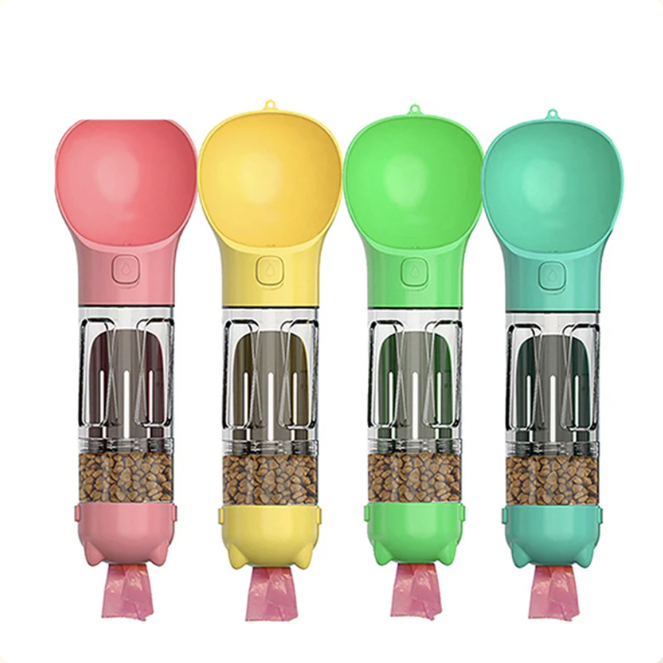 3-in-1 Pet Bottle, Food and Scoop Bowl thumbnail