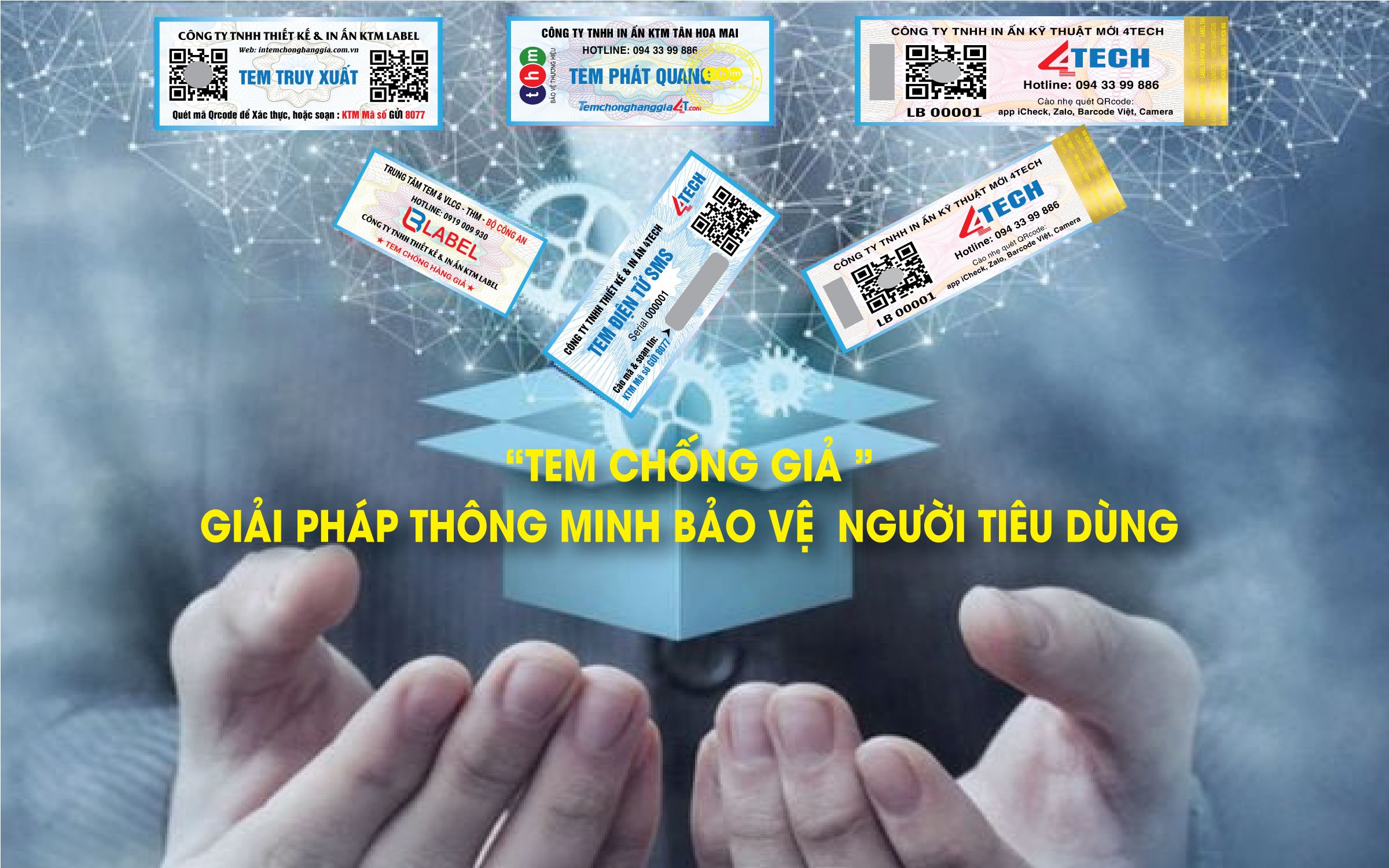 'Tem chống hàng giả' có phải là chìa khóa bảo vệ người tiêu dùng thumbnail