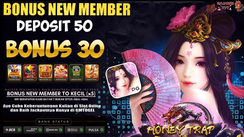 Link Slot Deposit 50 Bonus 30 New Member To Rendah 10x RAJAWD777 thumbnail