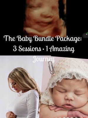 Why Choose One? Get All Three Sessions!💖📸 Book your Baby Bundle package through the link in our bio or visit our website
