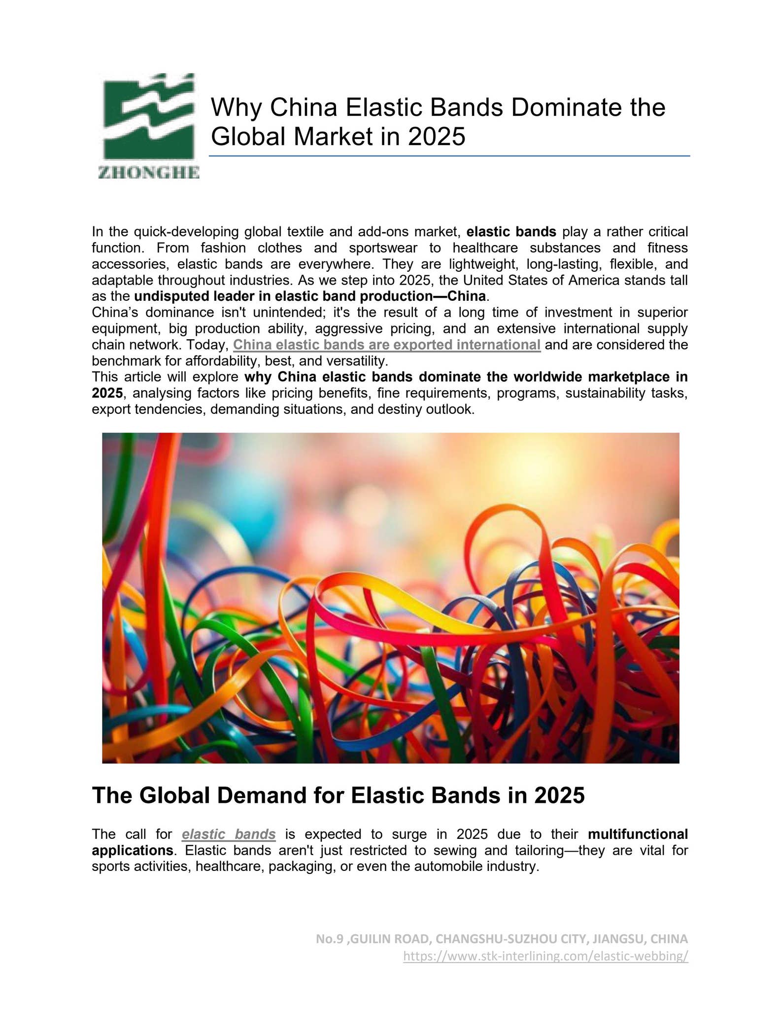 China Elastic Bands Dominate the Global Market in 2025 thumbnail