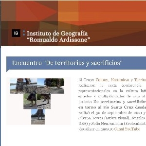 Ciclo de Geografías No Representacionales en la Cultura Latinoamericana - Curator of Higher Seminar Series  thumbnail