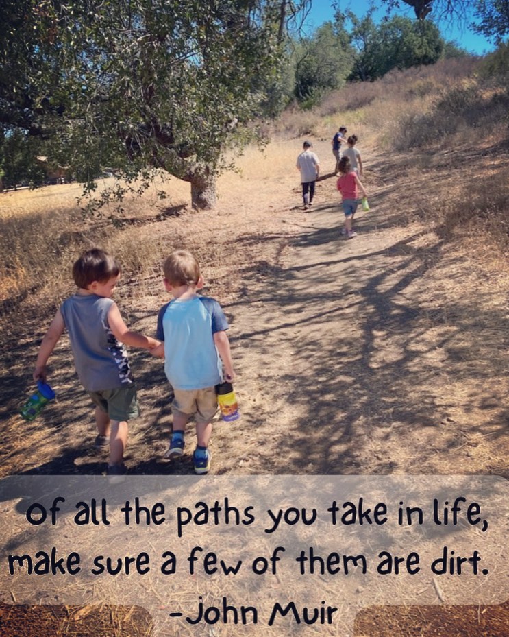 We 💚 a sunny morning on the trail! 

Nothing better than to send home kids with dusty, sweaty, muddy faces with big smil