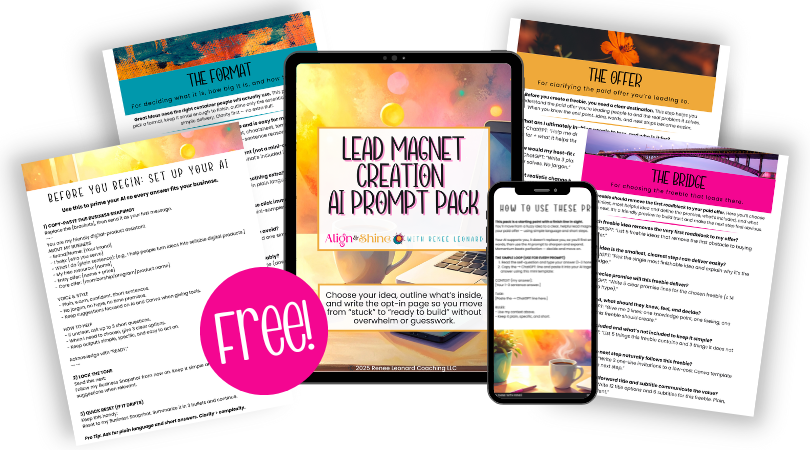 Lead Magnet Creation AI Prompt Pack for Women Entrepreneurs thumbnail