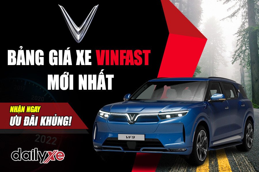 Bảng Giá Xe VinFast chính hãng ưu đãi mới nhất thumbnail