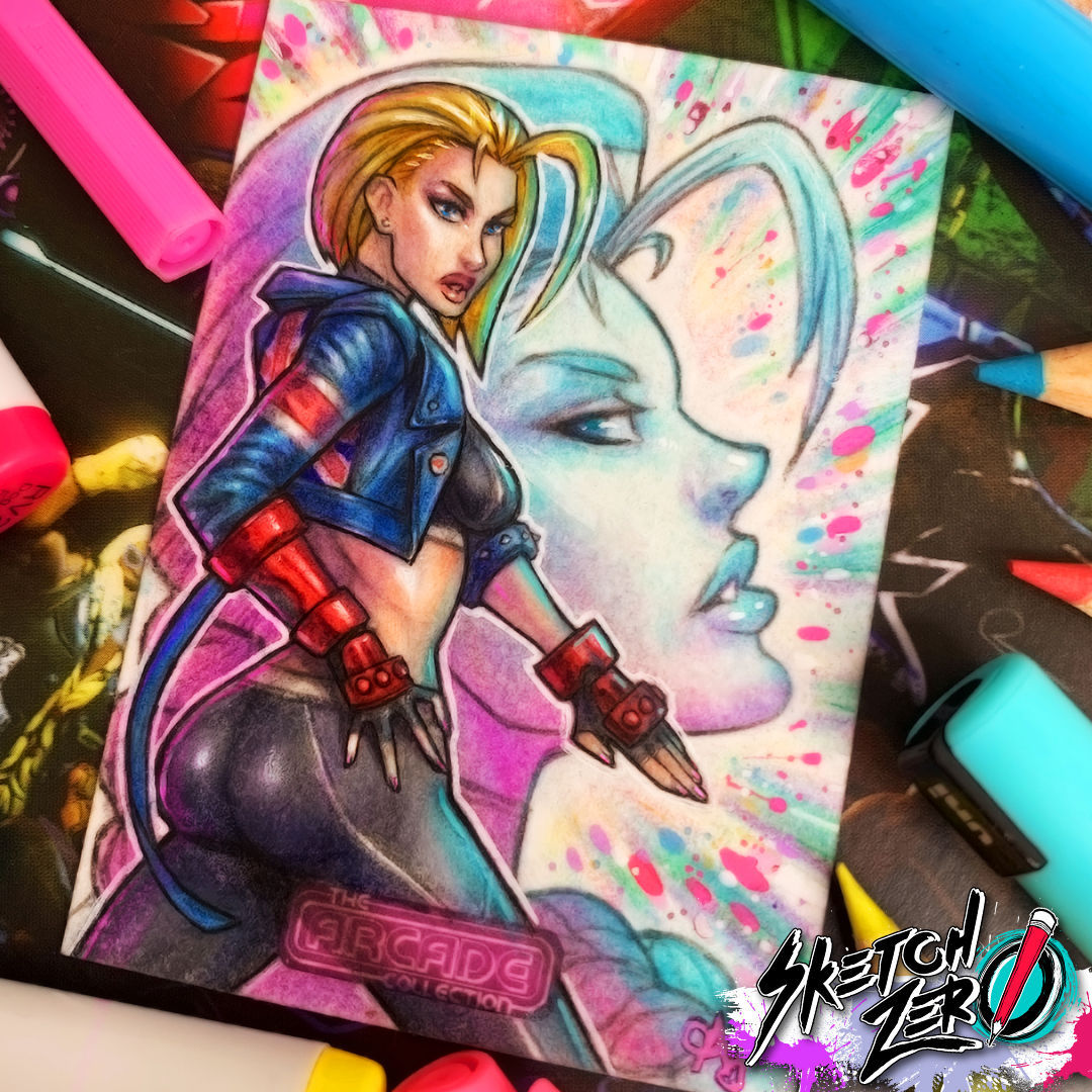 Cammy is styling and profiling in her Street Fighter 6 threads. Giving her fantastic design the fanart treatment in sket