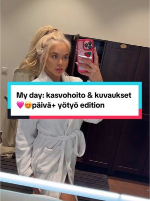Tuu mun mukaan mun päivälle! 🩷 tänäön lähetään mökille ja pidetään illalla liveä sieltä! Tulkaa höpisee 😍 Tää päivä oli 