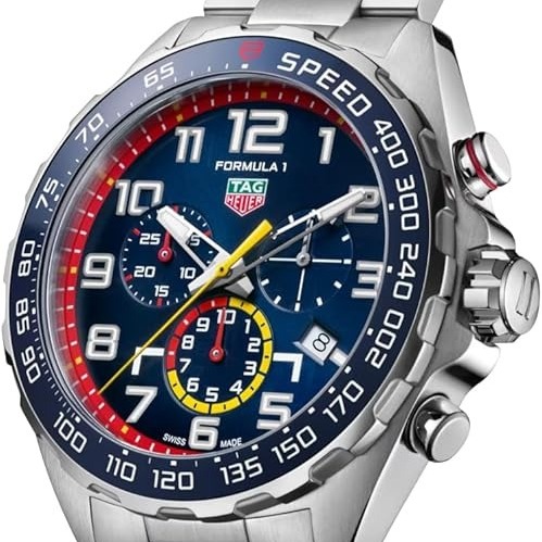 Tag Heuer FĂłrmula 1 X Red Bull Racing Special Edition relĂłgio cronĂłgrafo de quartzo com mostrador azul CAZ101AL. BA0842, azul, 43 mm, cronĂłgrafo, azul, 43 mm, cronĂłgrafo, azul, 43 mm, CronĂłgrafo : Amazon.es: Moda thumbnail