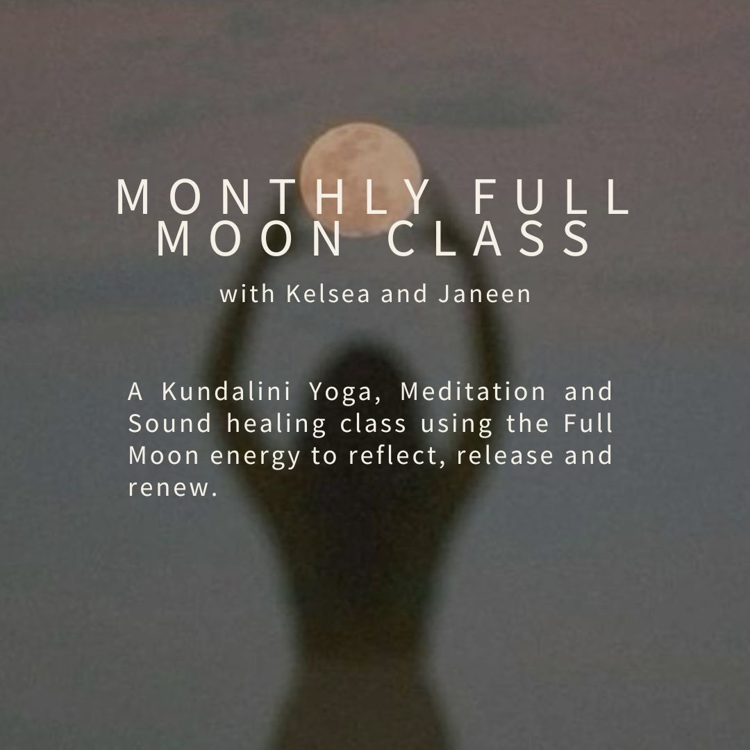 Monthly Full Moon Kundalini Yoga & Meditation with Kelsea & Janeen  at FreedOhm Wellness thumbnail