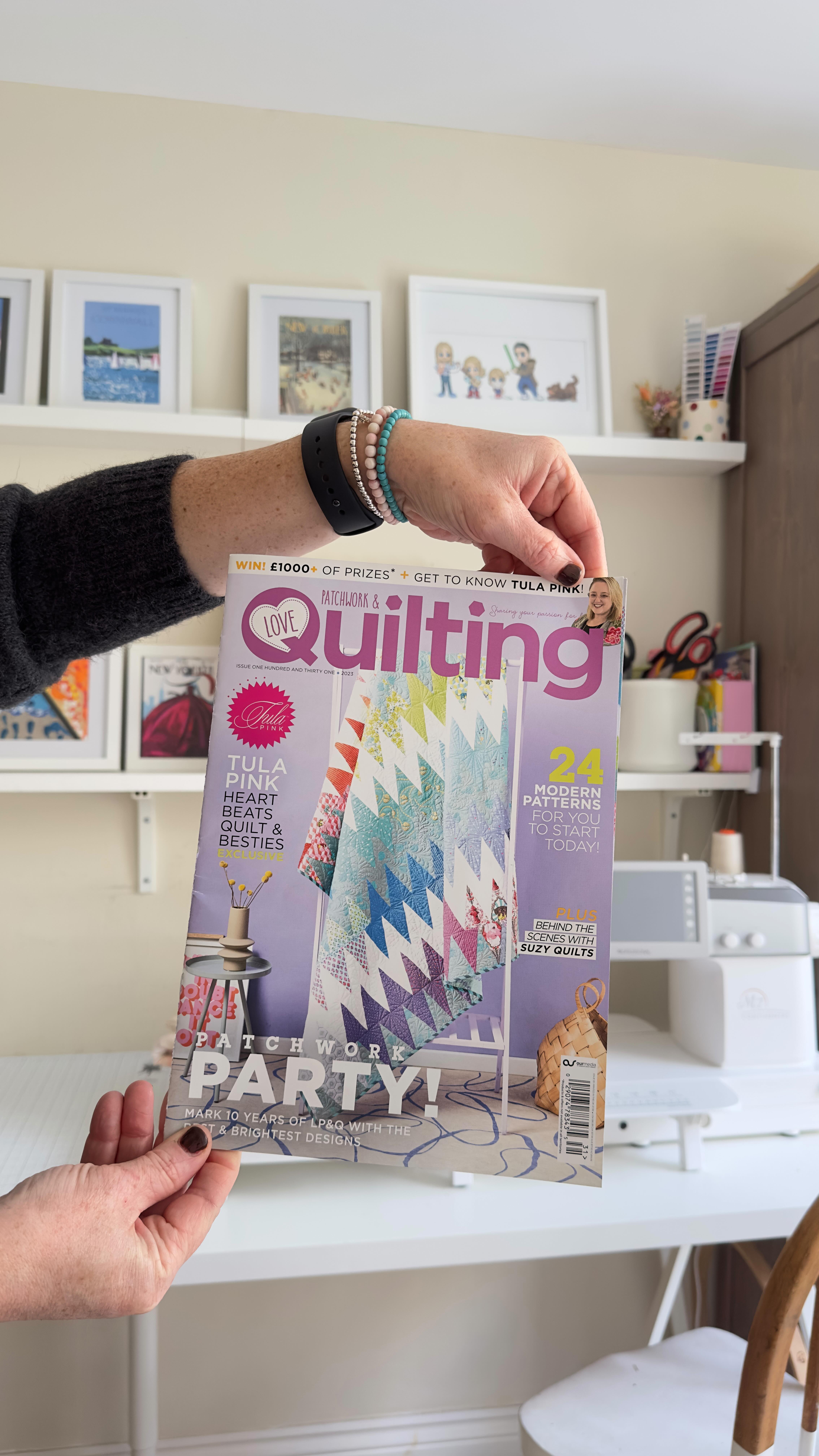 Celebrating a decade of creativity with @lovequiltingmag’s special 10th Anniversary Edition 🥳 - taking a stroll down mem
