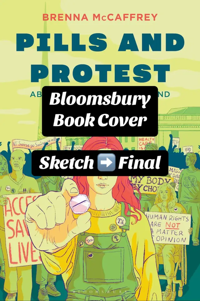 Recent book cover project from sketch to final 💚💛 🇮🇪 I had a great time working on this. Publisher: @Bloomsbury Books   
