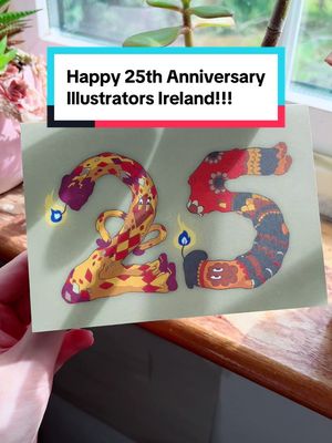 Illustrators Ireland’s 25th Anniversary Party is tonight. Come celebrate 25 years and see out t card exhibition at the U