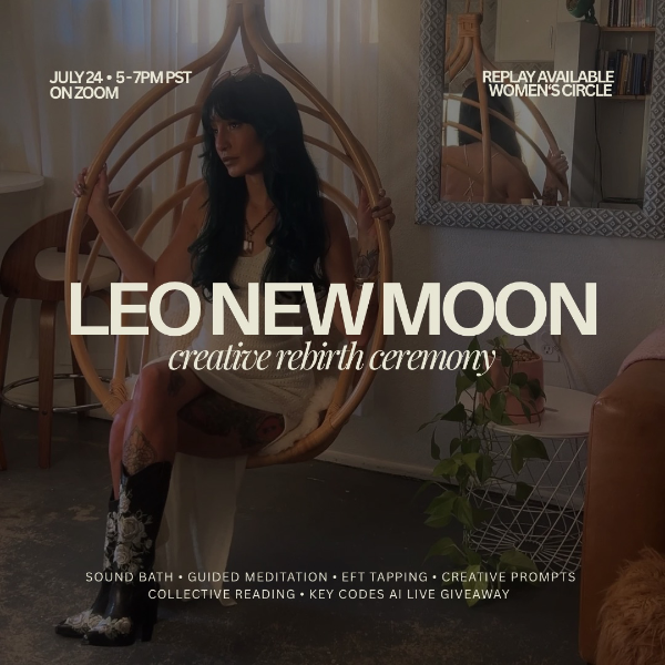 Leo New Moon: Creative Rebirth Ceremony  thumbnail