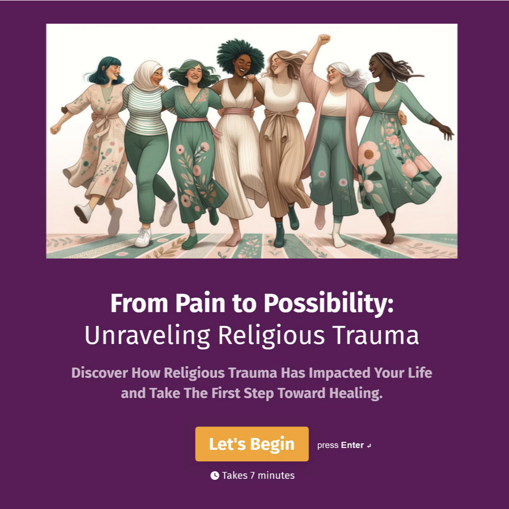 From Pain To Possibility: Unraveling Religious Trauma Quiz - Discover How Religious Trauma Has Impacted Your Life and Take The First Step Toward Healing. thumbnail