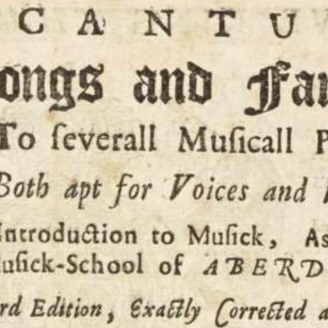 The first music book printed in scotland and its literary legacy thumbnail