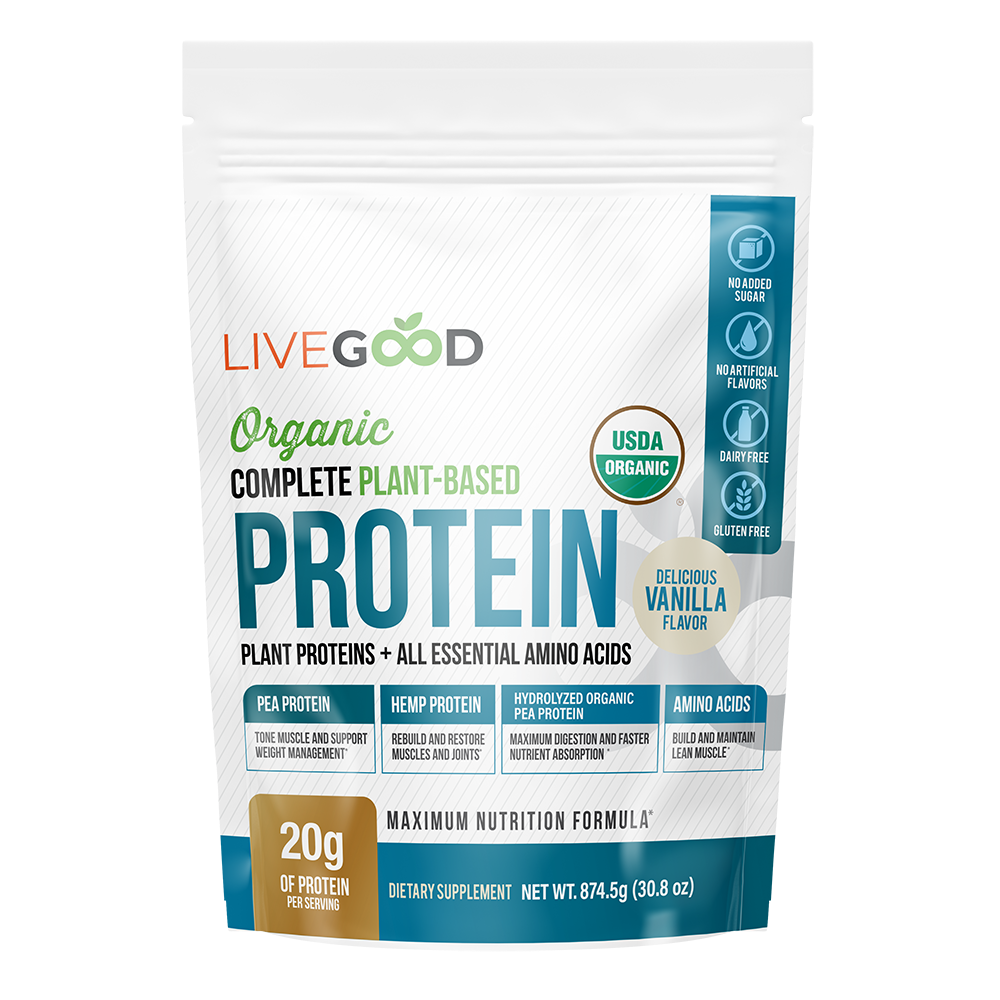 Organic Complete Plant-Based Protein By LiveGood thumbnail
