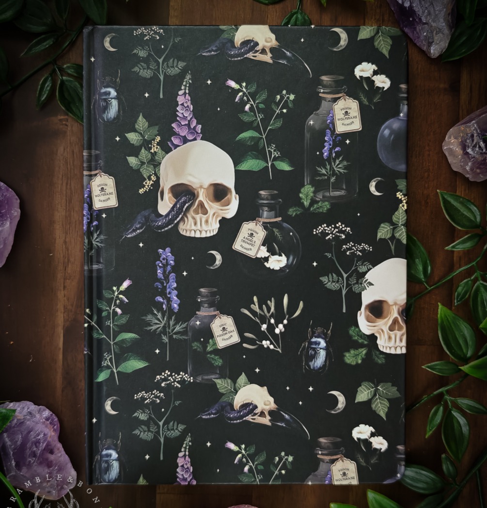 Venom & Vines Print A5 Notebook thumbnail