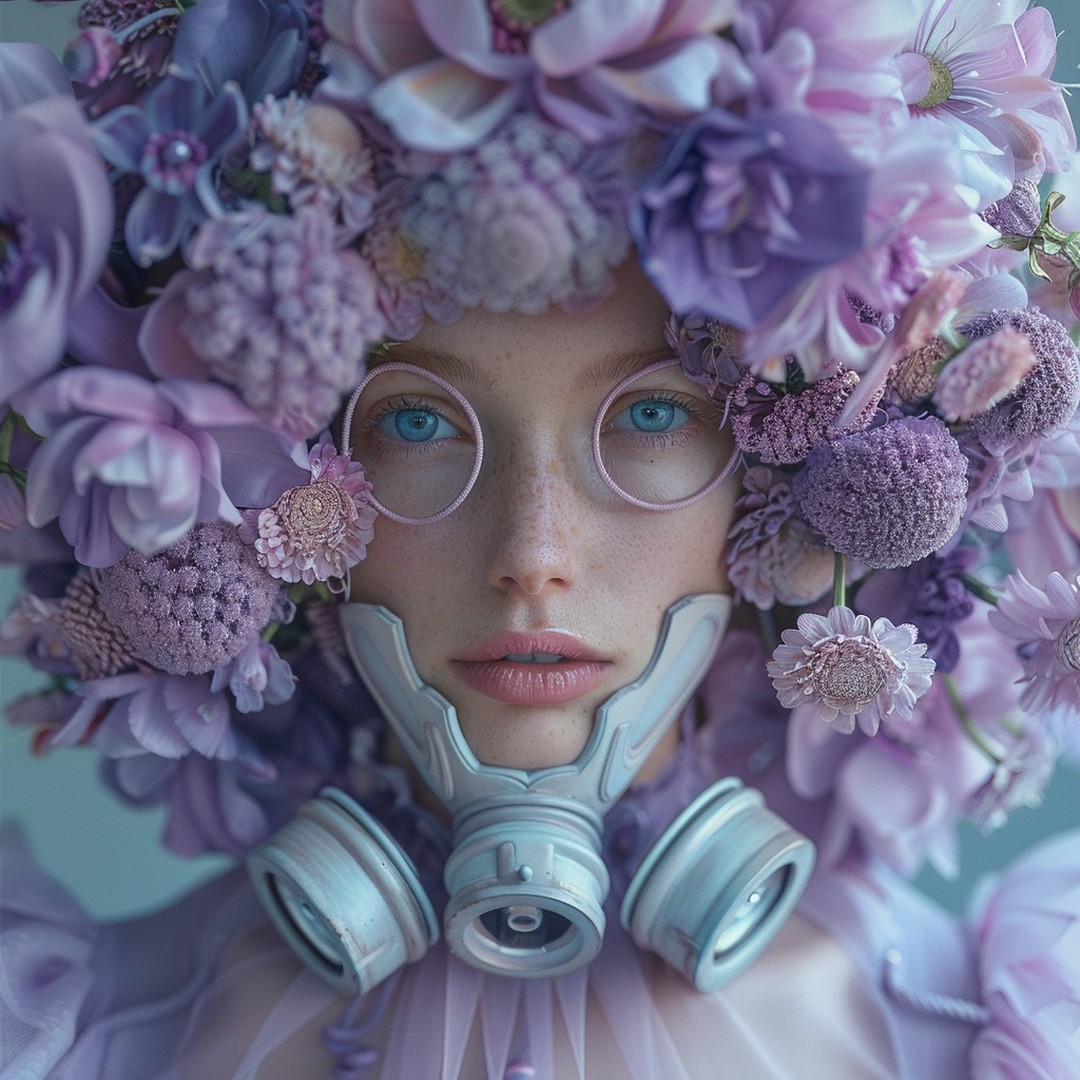 #beatoxic

#gasmask #mask #art #flowers #biomechanical #futuristica #ai #ia #portrait #conceptual #spring #nft #midjourn