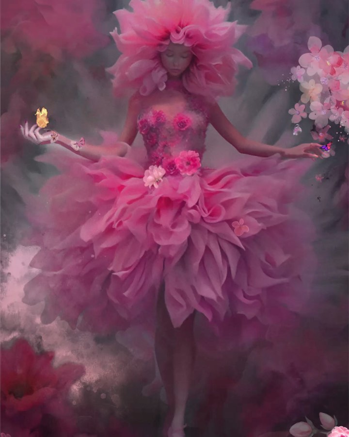 Painting white flags pink

I am more than you can see
A flame within, burning free
Life and spirit intertwine
In my hear