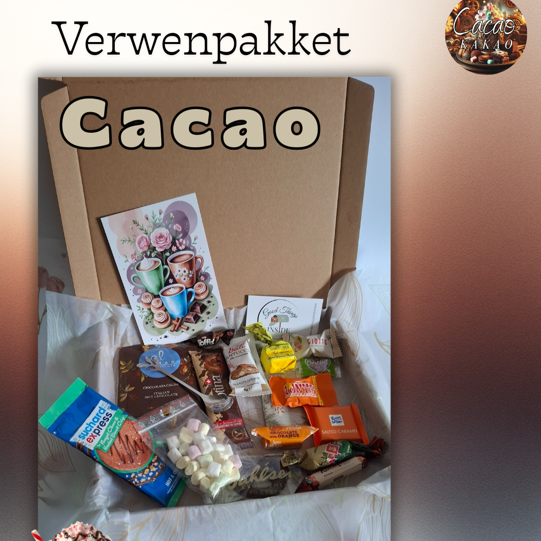 Brievenbus cadeau cacao verwenpakket | GoodThingsInside thumbnail