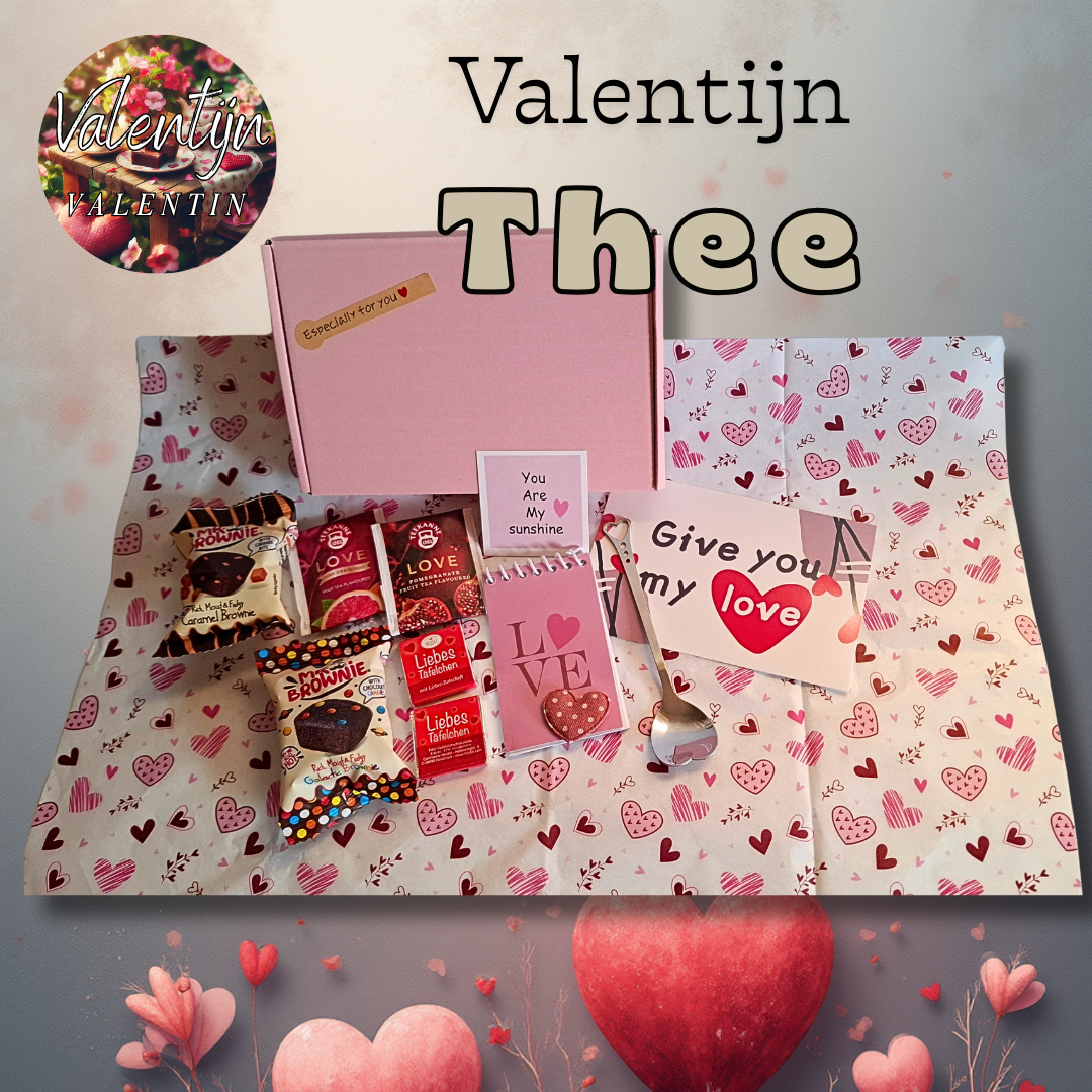 Valentijn Brievenbuscadeau met Thee & Chocolade thumbnail