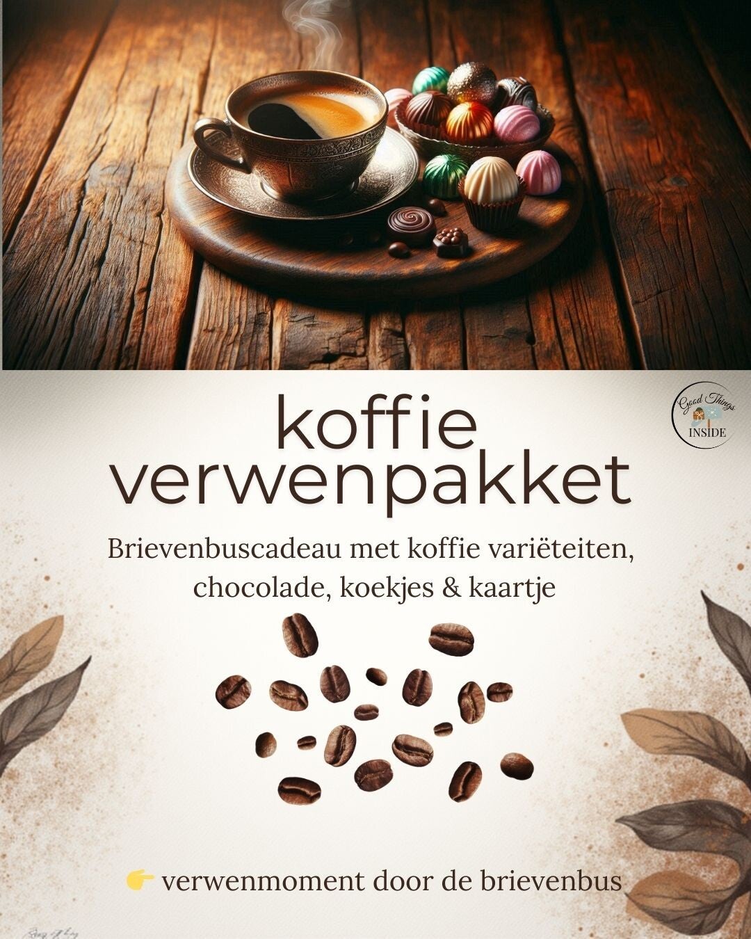 Brievenbus cadeau Koffie Verwenpakket - GoodThingsInside thumbnail