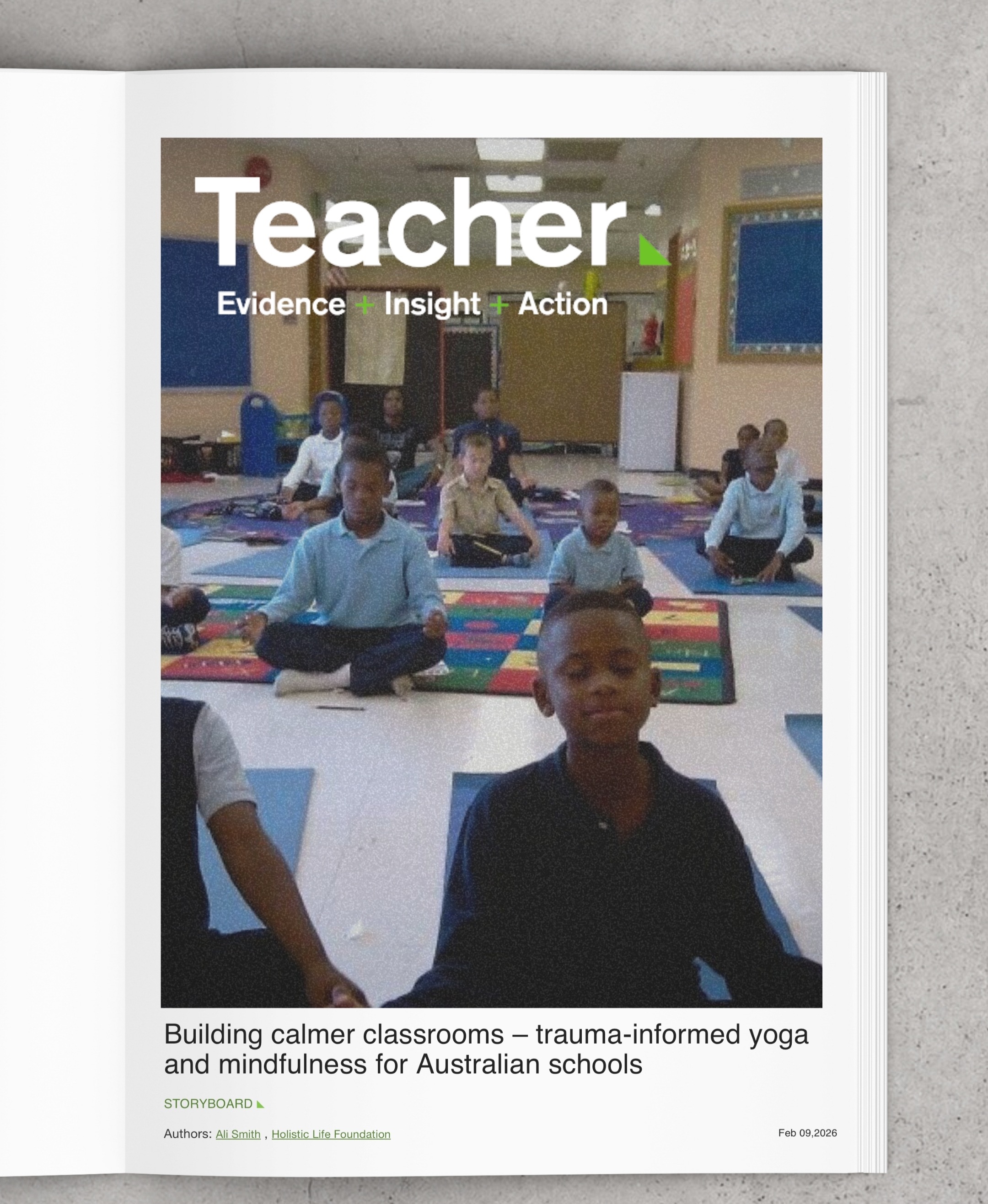 Teacher Magazine Australia - Building calmer classrooms – trauma-informed yoga and mindfulness for Australian schools thumbnail