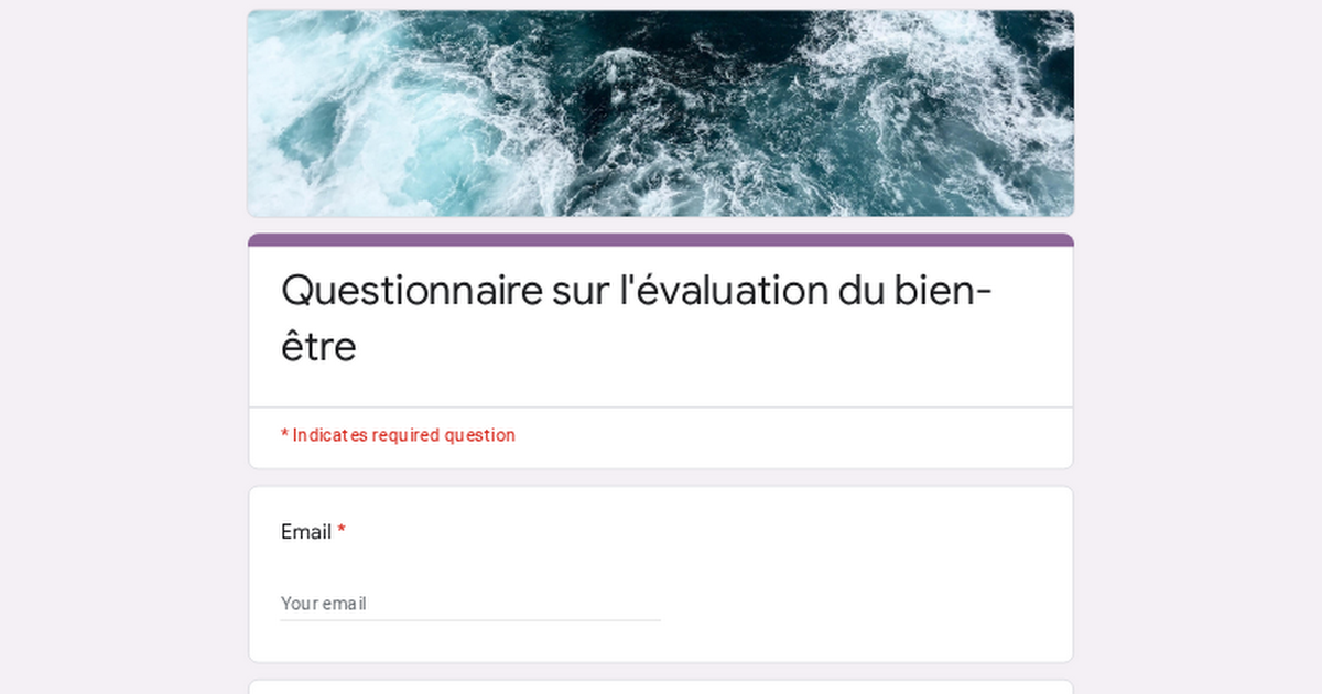 Répondre à un questionnaire sur l'évaluation du bien-être thumbnail