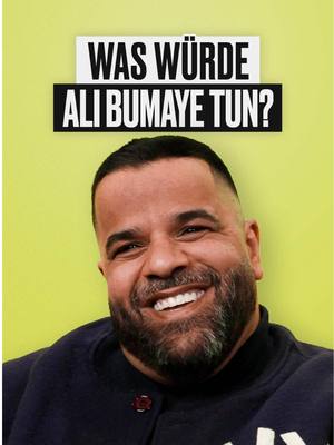 NEUE FOLGE WAS WÜRDE ALI TUN? mit @Ali Bumaye  ist JETZT auf unserem YouTube Channel online. Link in Bio #alibumaye #sto