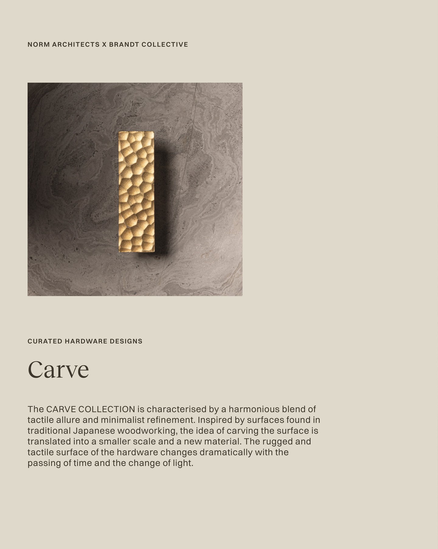 CARVE COLLECTION⁠
⁠
The CARVE Collection features a harmonious blend of tactile allure and minimalist refinement. Inspir