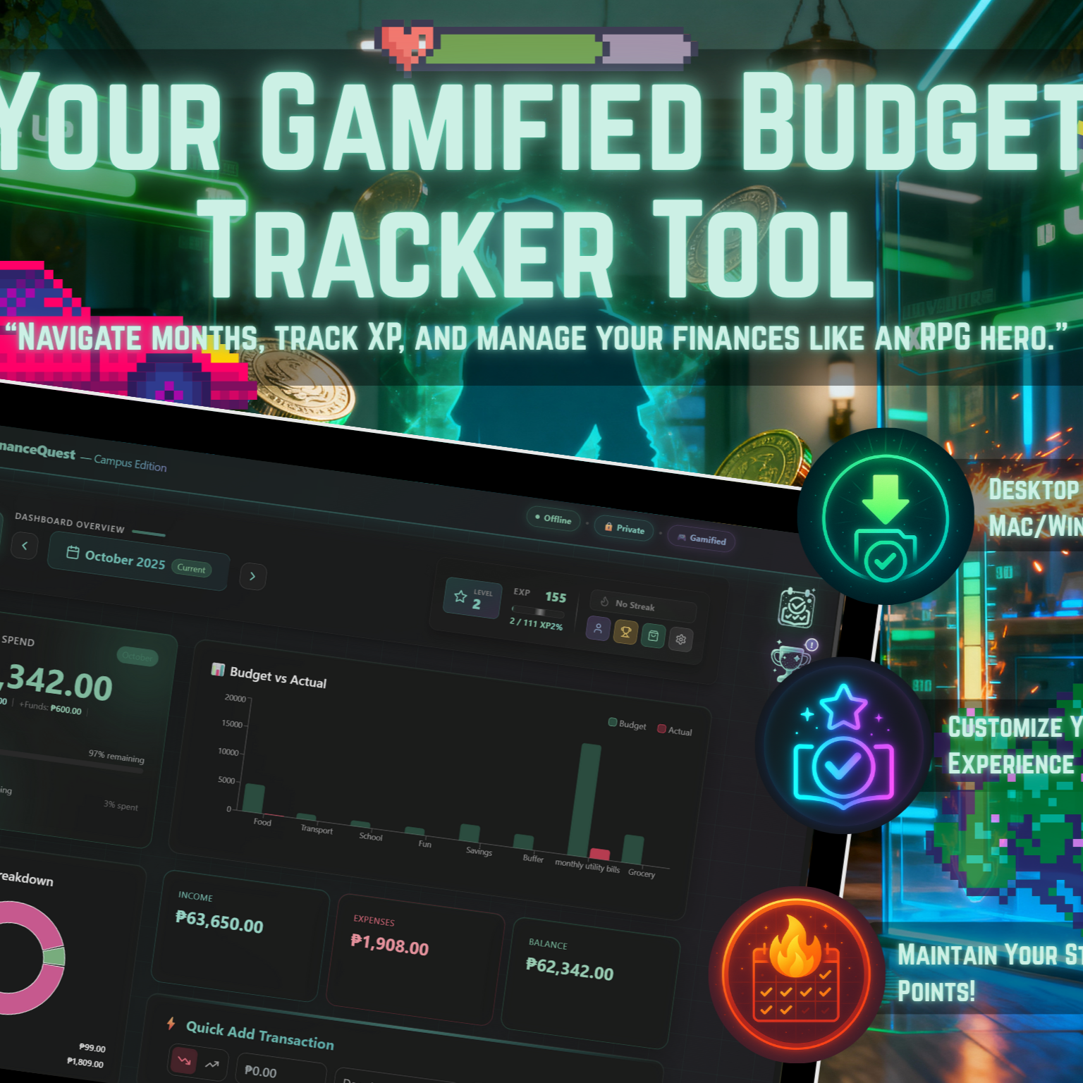 Budget Tracker App Template thumbnail