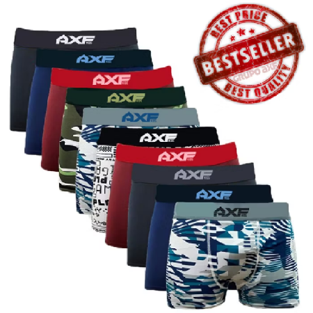 Kit 10 Cuecas Boxer Masculina  thumbnail