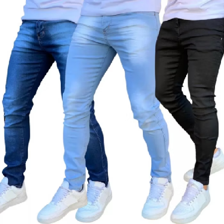 Kit 3 Calças Jeans  thumbnail