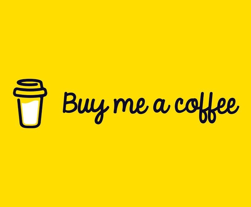buy me a coffee! thumbnail